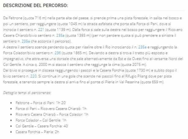 Holiday home Il Bearc Feltrone